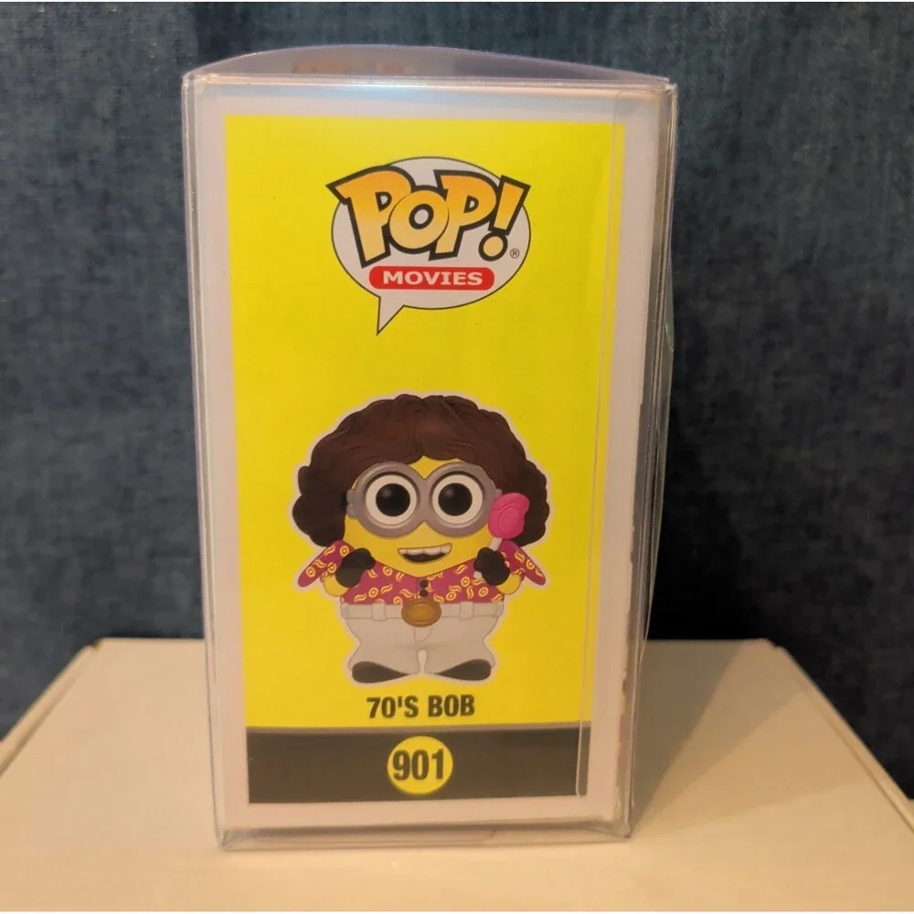 Funko Pop! Movies 901 70s Bob Minions Rise of Gru Vinyl Figure NIB